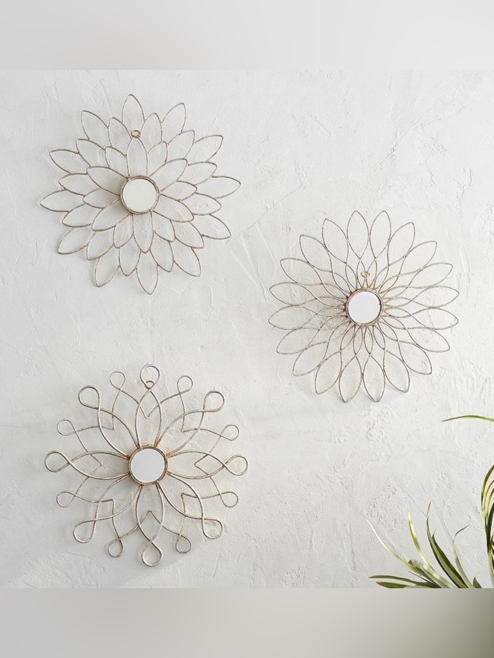 ☀️Pottery Barn☀️Sunburst Mirrors(Set of 3)